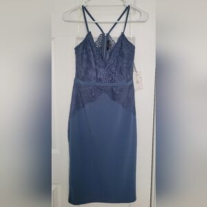 Iris dress size medium blue